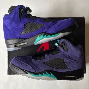 Nike Air Jordan Retro 5 ‘Alternate Grape’ Men’s 9.5 136027-500 Faded READ